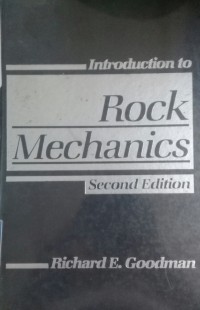 Image of INTRODUCTION TO ROCK MECHANICS SECOND EDITION