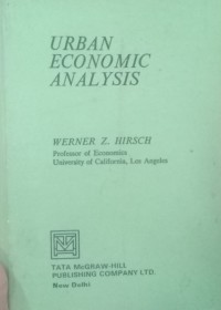 Image of Urban Economic Analysis