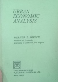 Urban Economic Analysis