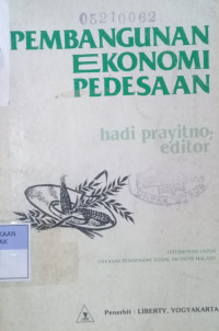 Pembangunan Ekonomi Pedesaan