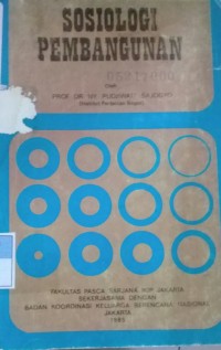 Image of Sosiologi Pembangunan