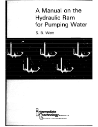 Image of A Manual on the Hydraulic RAM For Pumping Water