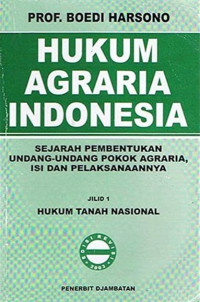 Hukum Agraria Indonesia