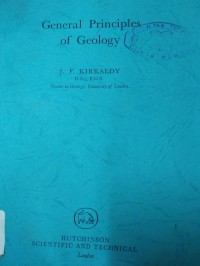 General Principles Of Geology