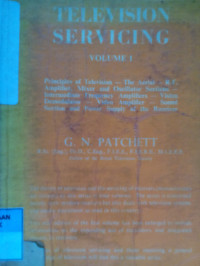 Television Servicing Vol. 1