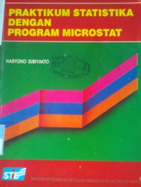 Praktikum Statistika dengan Program Microstat