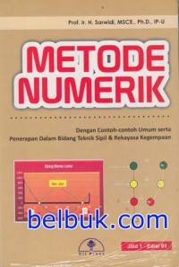 Metode Numerik Jilid 1