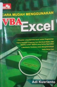 Cara Mudah Menggunakan VBA Excel