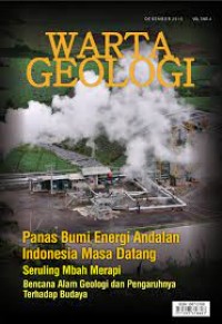 Warta Geologi: Panas Bumi, Energi Andalan Indonesia Masa Datang