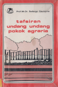 Tafsiran Undang Undang Pokok Agraria