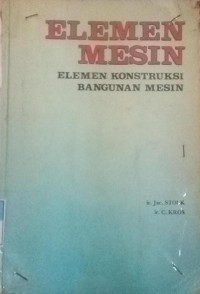 Elemen mesin elemen kontruksi bangunan mesin