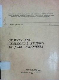 Gravity And Geological Studies In Jawa Indonesia