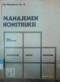 Manajemen Konstruksi