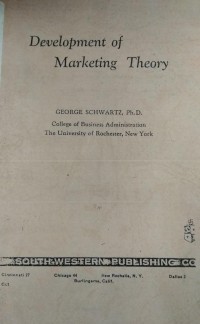 Development of Marketing Theory