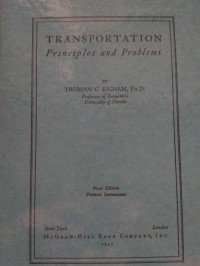 Transportation Principles and Problems