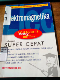 Elektromagnetika; Schaum's Easy Outline