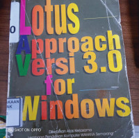 Lotus Approach Versi 3.0 For Windows