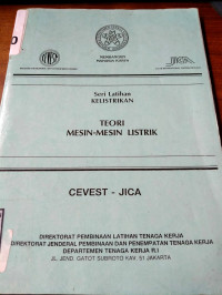 Image of Teori Mesin-Mesin Listrik