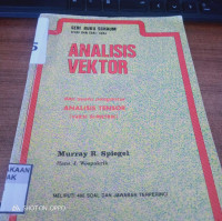 Analisis Vektor Dan suatu Pengantar Analisis Tensor ( Versi SI/Metrik )