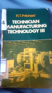 Technician Manufacturing Technology III