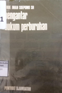 Pengantar Hukum Perburuhan