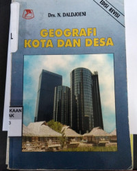 Geografi Kota dan Desa