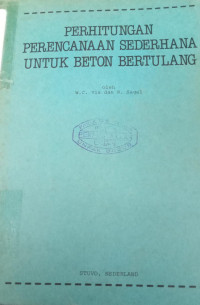 Perhitungan Perencanaan Sederhana Untuk Beton Bertulang