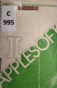 Basic Programming Reference Manual Applesoft