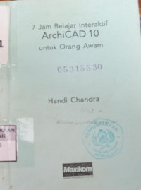 7 Jam Belajar ArchiCAD 10 untuk Orang Awam