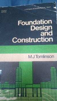 Foundation Design and Construction