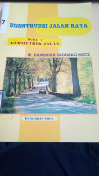 Konstruksi Jalan Raya Buku 1 Geometrik Jalan