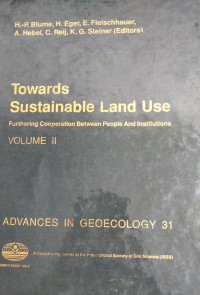 Towards Sustainable Land Use