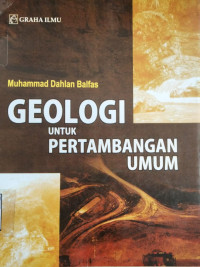 Geologi Untuk Pertambangan Umum