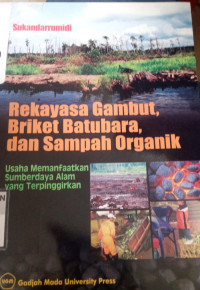 Rekayasa Gambut, Briket Batubara, Dan Sampah Organik Usaha: Memanfaatkan Sumberdaya Alam Yang Terpinggirkan