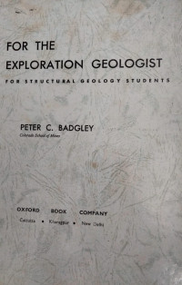 Structural Problem For The Exploration Geologist