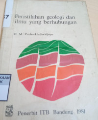 Peristilahan Geologi dan Ilmu yang Berhubungan