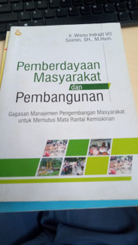 Pemberdayaan Masyarakat Dan Pembangunan