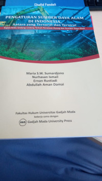 Image of Pengaturan Sumber Daya Alam Di indonesia