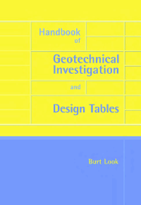 Handbook Of Geotechnical Investigation And Design Tables