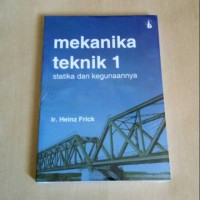 Mekanika Teknik 1 Statika Dan Kegunaannya