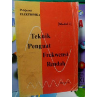 Pelajaran Elektronika Teknik Penguat Frekuensi Rendah Modul 2